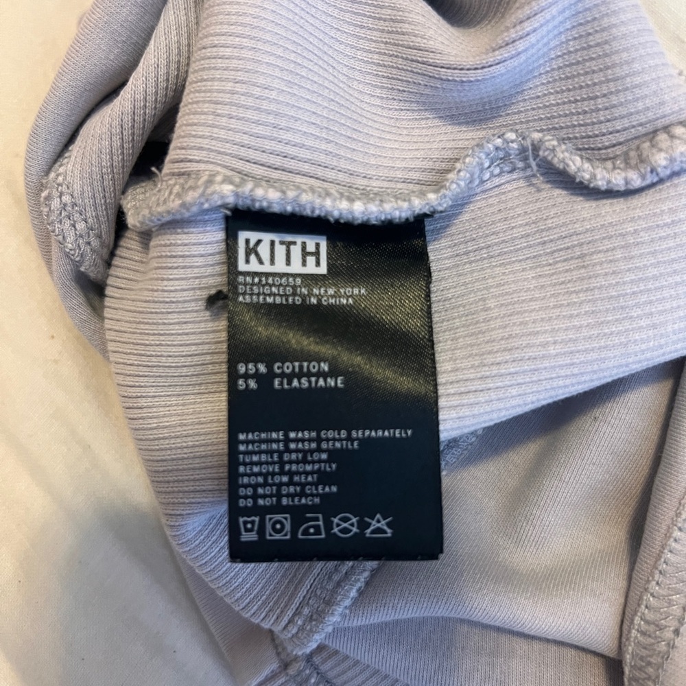 Kith Lavender Ribbed Top - Picture 3 of 3